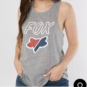 Buckle fox tank top